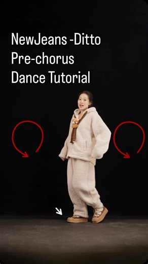 Sing Sing on Instagram: "NewJeans “Ditto” pre-chorus dance tutorial, slowed, mirrored, with singsinging #newjeans #ditto #kpop #kpopdancetutorial @newjeans_official"