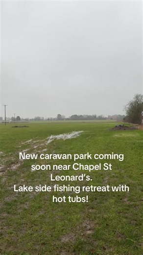 New lakeside fishing coming soon near to Chapel St Leonard’s. #Caravan #caravanlife #Hottub #Hottub #TheRetreat