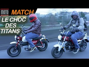 Match Honda 125 Monkey VS Honda ST 125 DAX, le choc des titans ▶︎ Essaai Moto Magazine