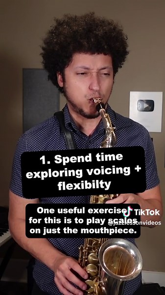 Nathan Graybeal breaking down 3 steps for developing a sound on saxophone! In his new Saxophone Sound Concepts Video Course, Nathan dives deep into techniques and exercises for mastering a jazz saxophone sound. For instant access to 19 videos and a downloadable course workbook, visit jazzlessonvideos.com/sound-concepts #jazz #music #improvisation #jazzmusic #solo #jazzlesson #musiclesson #harmony #musictok #jazztok #musician #saxophone #altosax #saxophonist #sound #tone