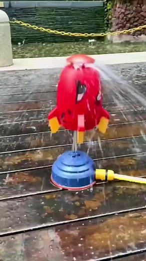 Rocket Launcher Toys Outdoor Rocket Water Pressure Lift Sprinkler #summer #toys #water #rocket #sprinkler