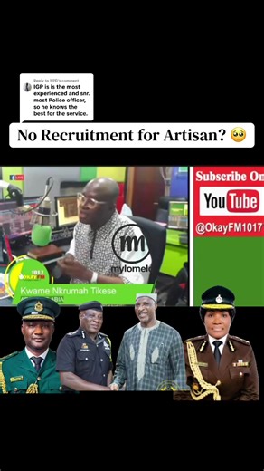 No Recruitment for Artisans in Ghana's Security Services