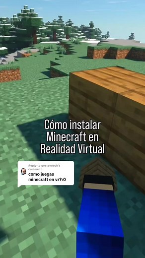 Replying to @gustavoech ⚒Cómo instalar Minecraft en Realidad Virtual Instala el mod de Minecraft VR para jugar #VR #MetaQuest3 #RealidadVirtual #Quest2 #Quest3 #Minecraft #SteamVR #MinecraftVR #Vivecraft #QuestCraft