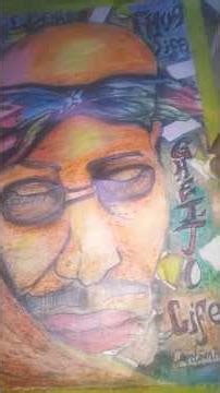 Drawing 2pac Using Acrons#art#2pac#millions #drawing #sketchingart #shortsfeed#ghetto #capetownarts