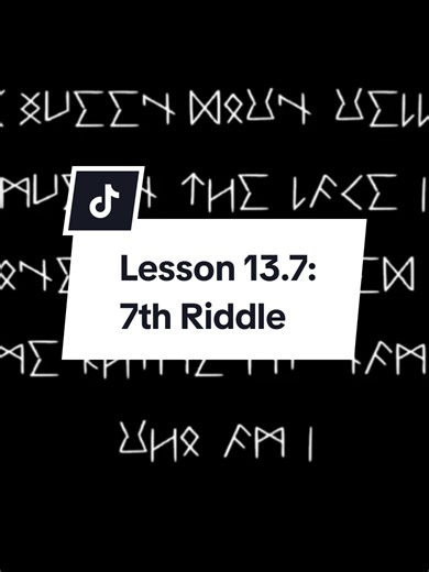 Lesson 13.7: 7th Riddle #wotan #odinism #heathenry #asatru #paganism