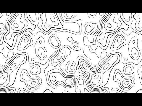 Wavy White Topography 4K UHD | 2 Hours of Abstract Patterns for TV & PC Decor (60FPS)
