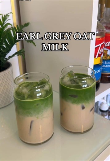 London Fog Matcha Latte Recipe with Earl Grey Oat Milk