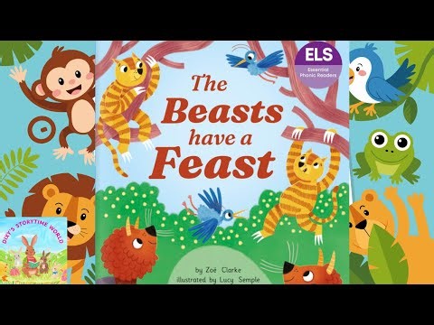🦁The Beasts Have a Feast | 📚Educational Read Aloud for Kids