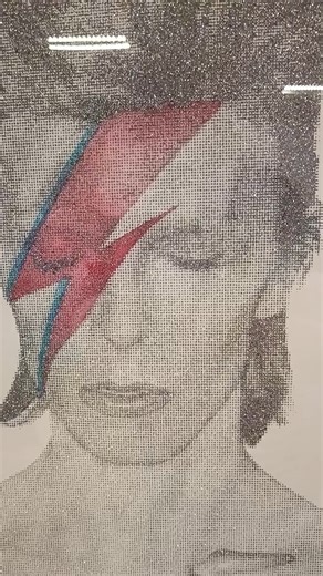 diamond dust Bowie art