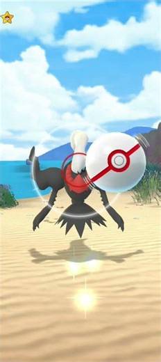 darkrai catch in wild pokemon #pokemongo #garchomp #pokemon