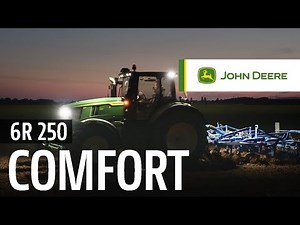 6R 250 Tractor: Superior Cab Comfort for Long Hours