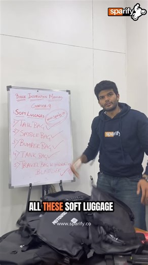 Sparify on Instagram: "Biker instruction ‘ Chapter 9 ‘ - SOFT LUGGAGE - Motorcycle tail bag - Motorcycle bumper bag - Motorcycle tank bag magnetic - Motorcycle travel with hydration bladder - Motorcycle saddle bag Brand - MOTOWOLF Installation - on any motorcycle Buy Wide range of motorcycle accessories and performance now at Sparify - 50+ domestic and international brands - 5000+ products - 24 hours dispatch - 0% interest EMI via Sparify Pay Later - Best deals guaranteed - Trusted by 50,000+ bi