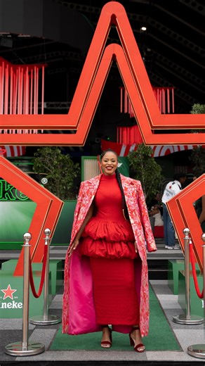 Natasha Thahane on Instagram: "At the Luxurious Marble Circle with @heineken_sa. What a beautiful weekend! Not to forget @bongane_sax performance, and the sleek F1 car on display. ❤️ What a time we had! #HeinekenSA #F1 #MoreThanARace"