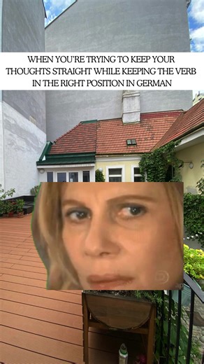 When you’re trying to keep your thoughts straight while putting the verb in the correct position in German. 🧠🇩🇪 German sentence structure can feel like solving a logic puzzle — every element has its place.😬 ✅At Sprachschule Wien – our German courses in Vienna focus on clarity, structure, and real understanding, so word order stops being stressful and starts feeling natural. 📩DM us to learn German with confidence! Follow Ikarus Wien for more. #learngerman #deutschlerneninwien #studyinvienna 