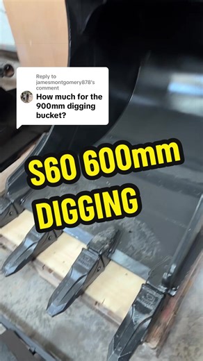 S60 600mm Digging Bucket: Pricing and Details