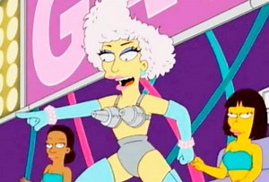Yes, 'The Simpsons' 'predicted' Lady Gaga's Super Bowl act, but the connection goes deeper