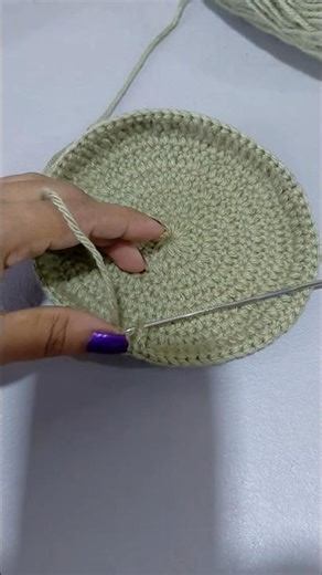Crochet round bag base#crochet #handmade #bagsonline