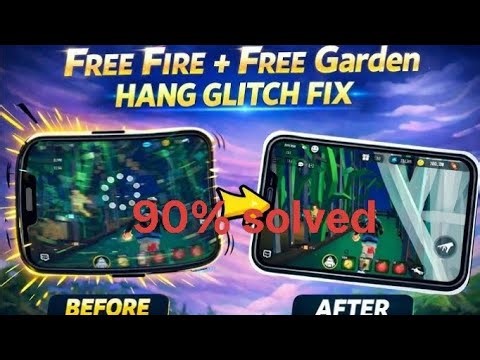 Free garden glich😱 and lag problem 90% solved 😲#glichsolved