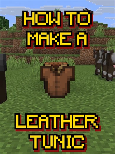 How to Craft a Leather Tunic in Minecraft