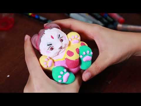 How to make Chinese mythological figures with gypsum