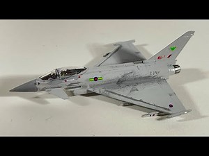 1/144 RAF Eurofighter Typhoon (Revell, 03796)(build + kit interior look)