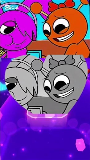 Sprunki Made the Crowd Go Wild and ❤️‍🔥😂Tiles Hop #shorts #coffindancesong #trending