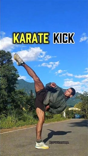 karate kick💥 Most Beautiful kick✨#shortfeed
