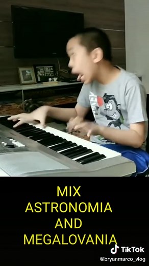 Mix Astronomia & Megalovania Piano Cover | Bryan Marco Vlog