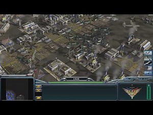 USA Laser x Air Force - Command & Conquer Generals Zero Hour - 1 vs 7 HARD Gameplay
