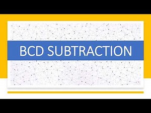 BCD SUBTRACTION | DIGITAL ELECTRONICS | DIGITAL LOGIC DESIGN | NUMBER SYSTEM