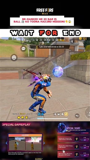 Holi event special task mission🥶😱Destroy disco ball 20 times mission✅💯 #shorts #freefire #viral