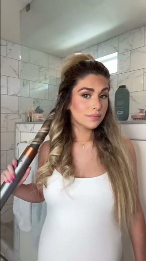 Full Wet to Dry Dyson Airwrap Curls 🤍 comment HAIR to get all of my hair faves sent over to you