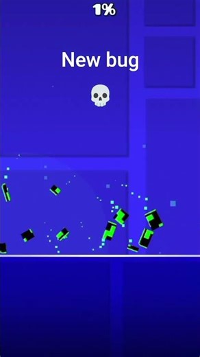 geometri dash bug💀#geometrydash#shorts#gd