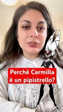 Why is Carmilla Carmine a bat? 🦇 🦇 #hazbinhotel #carmillacarmine