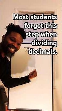 Dividing Decimals by Decimals | The Step Students Forget (Part 5)