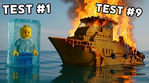 乐高小船挑战极限测试实录