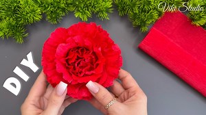 10K views · 81 reactions | Crepe Paper Decoration Ideas How to Make Crepe Paper Flowers #diycrafts #papercraft #crepepapercraft #crepepaperflower #diy | Origami Studio | Facebook