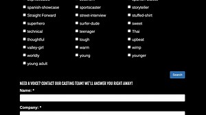 Searching for the right voiceover talent is fool-proof with Studio Center's extensive search features. Search by name (if you know it), search by type of voice you're looking for, or as we call it, TypeCasting. Choose your age range, union affiliation and gender and then click the button! We can also help you with your search in real time! Call us at (866) 211-4623 and chat with one of our highly trained staff and let them guide you to your perfect voice talent! It couldn't be easier! 🗣🎙 See m
