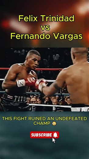 Felix Trinidad vs Fernando Vargas – BRUTAL KNOCKOUT🔥 | Shorts HD #boxingfight #boxingshorts