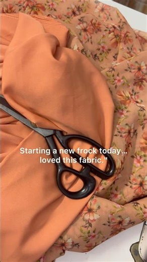 New frock design — completely handmade by me 🌸✨From fabric to final look…