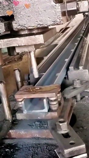 The process of drilling holes in metal using an automatic machine #shorts