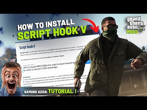Installing & Updating Script hook v Script hook v Dot Net 2023 GTA 5 MODS | Works in 2023 No Problem