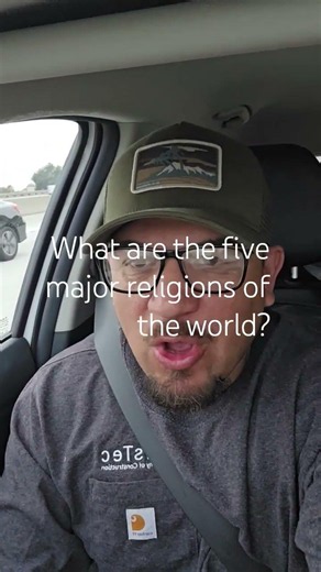 What are the five major religions?Stay on california? #faith #religion #unity #jesus