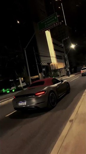 Porsche 718 Boxster at Night 🌙 | FPV Cinematic Chase in Brazil 🇧🇷