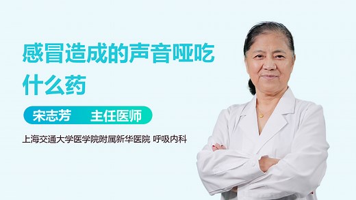 感冒造成的声音哑吃什么药_有来医生