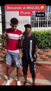 Funny video Miguel kissing prank. part 6
