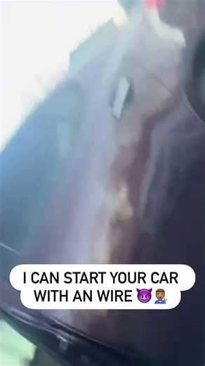 Hot wiring a car 😈