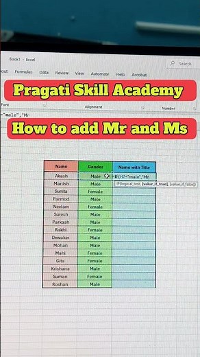 How to Auto-Add Mr./Ms. in Excel: 2 Super Fast Methods No One Taught You!