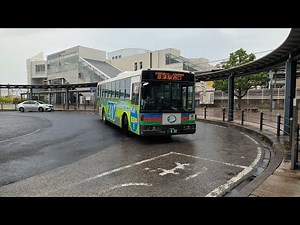 近江鉄道バス南草津西口線全区間前面展望（南草津駅西口ー草津駅西口）