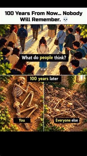 💀 100 Years From Now, Nobody Will Care What People Thought of You…